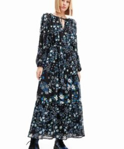 Rochie culoarea maro Desigual mini drepta