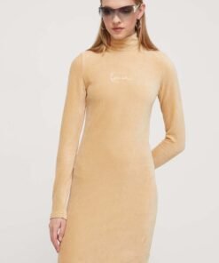 Rochie de catifea culoarea negru Juicy Couture mini mulata