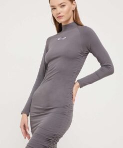 Rochie culoarea gri Ellesse mini model drepta SGK13289-011