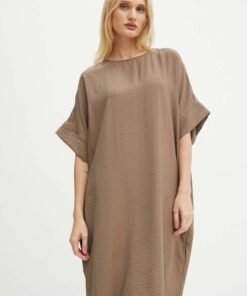 Rochie ClarkiaBBChi dress culoarea negru Bruuns Bazaar mini evazata BBW4180