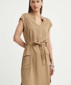 Rochie culoarea albastru marin G-Star Raw mini oversize