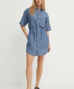 Rochie jeans mini G-Star Raw drepta D25349-D301