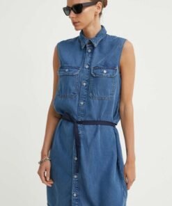 Rochie jeans mini G-Star Raw drepta