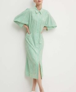 Rochie Jay - Falling Flowers culoarea portocaliu Day Birger et Mikkelsen mini oversize DAY65243254