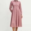 Rochie din bumbac culoarea portocaliu MAX&Co. mini evaza?i 2416221154200 2416220000000