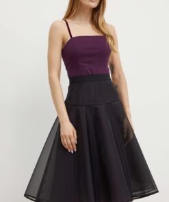 Rochie culoarea violet MAX&Co. mini evazata 2426226051200
