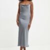 Rochie culoarea bej Marella mini drepta