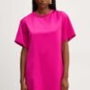 Rochie culoarea roz Marella mini evaza?i 2413220000000