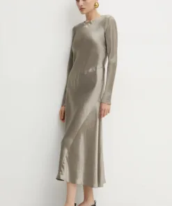 Rochie culoarea verde Max Mara Leisure maxi evaza?i 2416220000000
