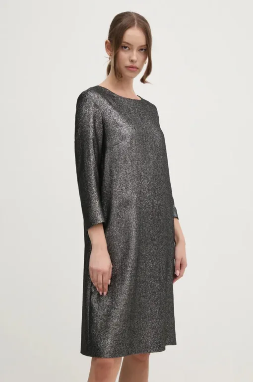 Rochie din bumbac culoarea bej Joop! mini drepta 30042821