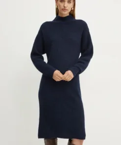 Rochie culoarea violet BOSS Orange mini drepta 50520485
