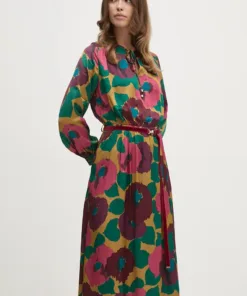 Rochie din bumbac RAVIN culoarea bej La Petite Française mini drepta