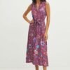 Rochie culoarea roz Medicine midi evazata