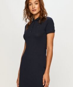 Rochie culoarea bej Lacoste mini evazata