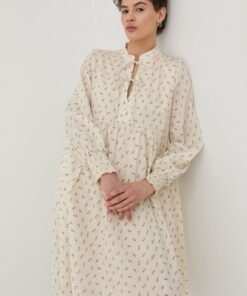 Rochie culoarea argintiu Bruuns Bazaar mini drepta