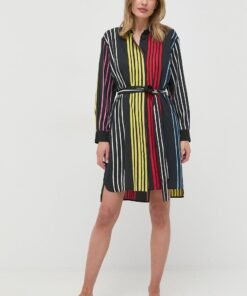 Rochie culoarea negru Marella midi mulata 2423626054200