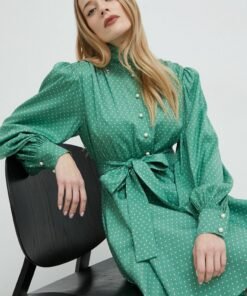 Rochie Kristel culoarea bej Custommade mini oversize