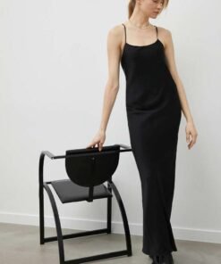 Rochie culoarea negru Herskind maxi drepta