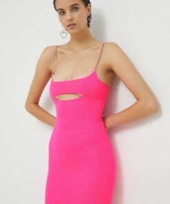 Rochie culoarea negru GCDS mini mulata