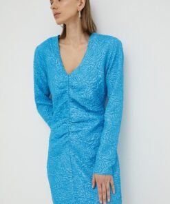 Rochie MaisieGZ culoarea portocaliu Gestuz mini mulata