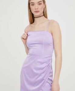 Rochie culoarea verde Hollister Co. mini mulata