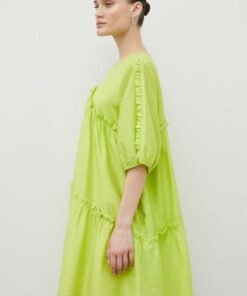 Rochie culoarea verde Gestuz mini evazata