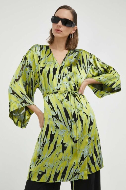 Rochie culoarea verde Gestuz mini mulata