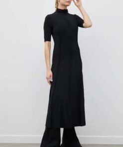 Rochie culoarea galben Day Birger et Mikkelsen midi drepta