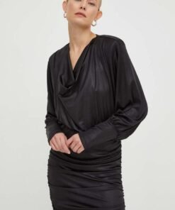 Rochie culoarea negru Gestuz mini mulata