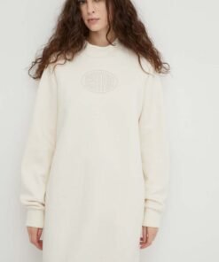 Rochie culoarea bej G-Star Raw mini drepta D24624-D522