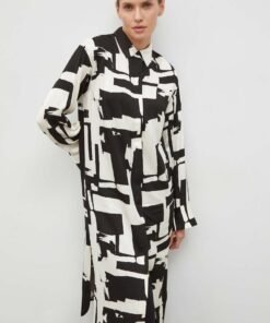Rochie culoarea negru Day Birger et Mikkelsen midi mulata