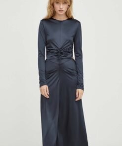 Rochie culoarea negru Day Birger et Mikkelsen maxi evazata