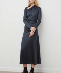 Rochie culoarea negru Day Birger et Mikkelsen maxi evazata
