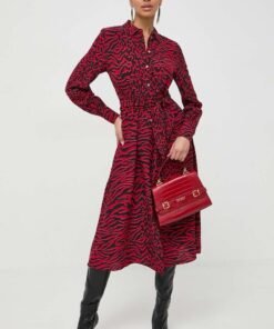 Rochie culoarea negru Karl Lagerfeld mini mulata