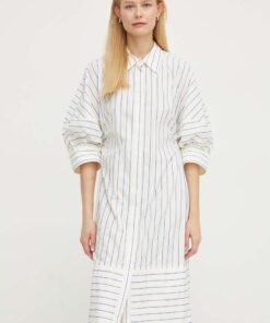 Rochie culoarea bej Day Birger et Mikkelsen midi drepta