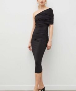 Rochie culoarea negru Day Birger et Mikkelsen mini mulata