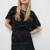 Rochie culoarea negru IRO midi mulata