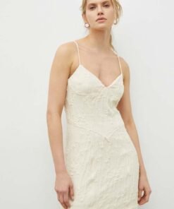 Rochie culoarea argintiu 2NDDAY maxi mulata