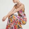 Rochie culoarea roz Blugirl Blumarine mini drepta RA4128.T3191