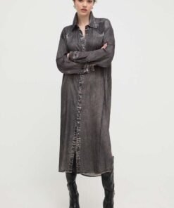 Rochie culoarea negru Diesel mini evaza?i A12402.0DLAX