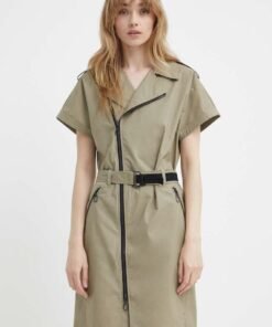 Rochie culoarea verde G-Star Raw mini drepta D25249-D730