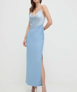 Rochie KL x Ultimate ikon culoarea negru Karl Lagerfeld midi mulata