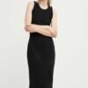 Rochie culoarea gri IRO midi evazata