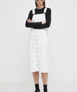 Rochie jeans culoarea albastru marin Levi's mini drepta