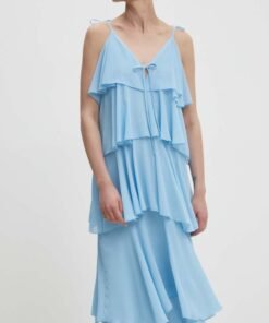Rochie jeans mini Answear Lab mulata