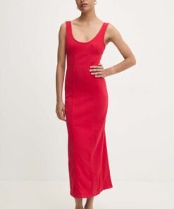 Rochie jeans culoarea negru Answear Lab mini mulata