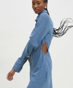 Rochie jeans mini Answear Lab drepta