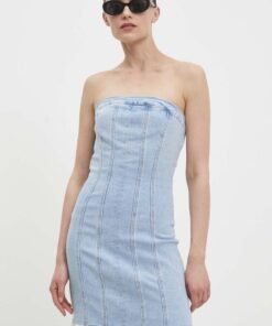 Rochie jeans mini Answear Lab mulata