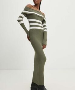 Rochie din lana culoarea roz Answear Lab mini drepta