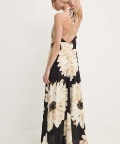 Rochie culoarea negru Answear Lab maxi oversize